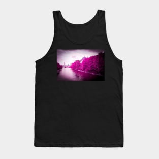 River & Castle / Swiss Artwork Photography Tank Top